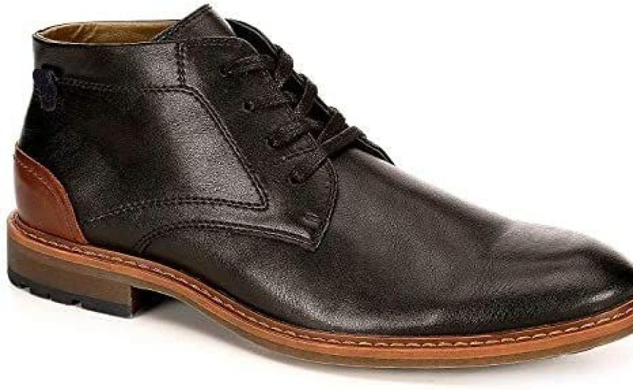 Men * | Restoration Mens Wayne Leather Chukka Ankle Boot Shoes Brown