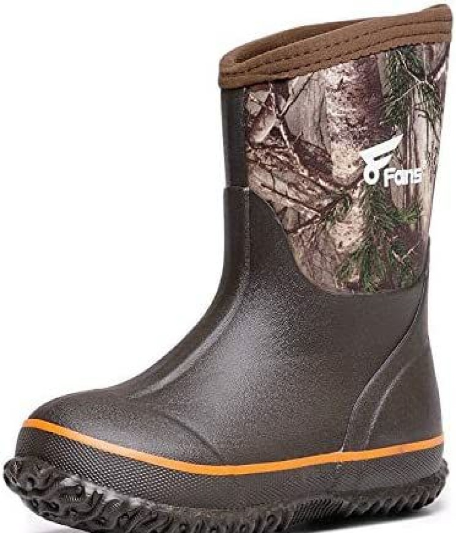 Girl * | 8 Fans Kids Neoprene Boots,Waterproof Neoprene Hunting & Fishing Realtree Xtra&Max-5 Camo Muck Mud Boots For Toddlers Boys & Girls Realtree Xtra Camo