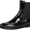 Women * | Vince Women'S Cecyl Booties Ankle Boot Black Patent Leather