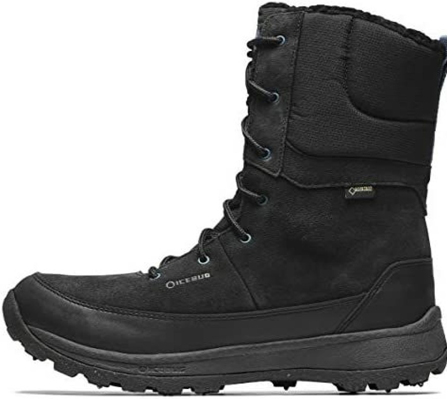 Men * | Icebug Mens Torne Bugrip Gtx Hiking Boot With Carbide Studded Traction Sole, Trueblack