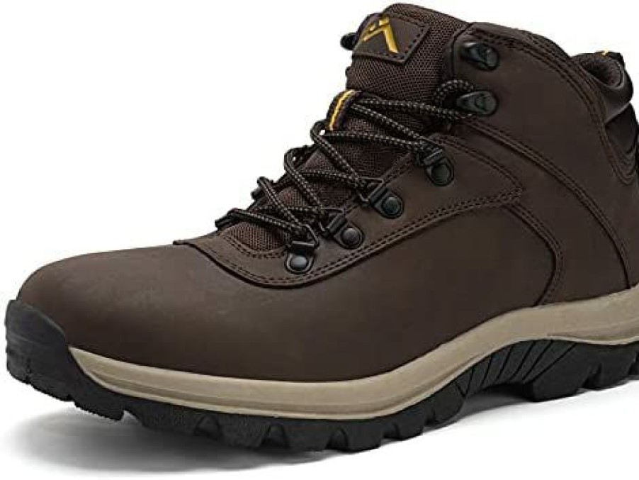 Men * | Cc-Los Men'S Waterproof Hiking Boots Work Boots Lightweight & All Day Comfort Size 7.5-14 Black