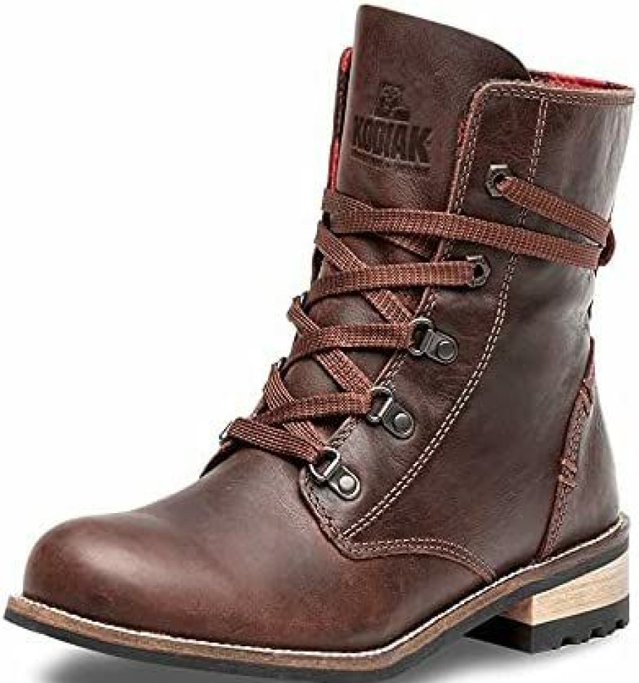 Women * | Kodiak Women'S Canora Plaid Waterproof Boot Black