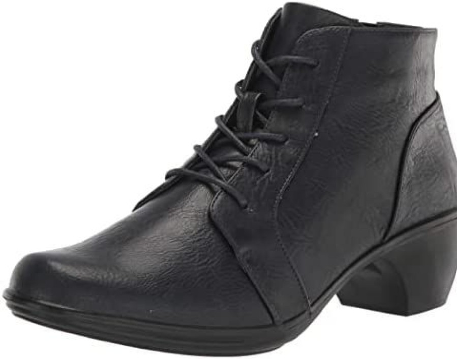 Women * | Easy Street Women'S Zelene Lace Up Bootie Ankle Boot Grey