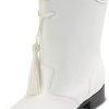 Girl * | Danznmotion Gotham Majorette Boots Girls White