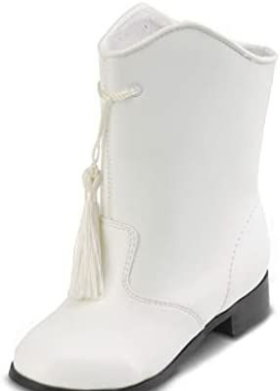 Girl * | Danznmotion Gotham Majorette Boots Girls White