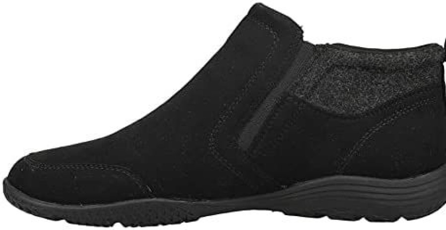 Women * | Easy Spirit Balsim 2 Women'S Mirofiber Eva Lightweight Casual Ankle Bootie Black