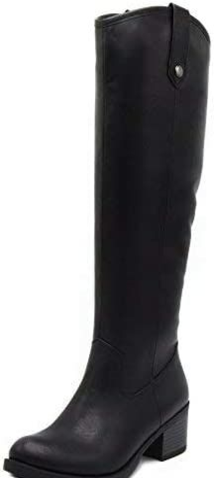 Women * | London Fog Noble High Riding Boot Black