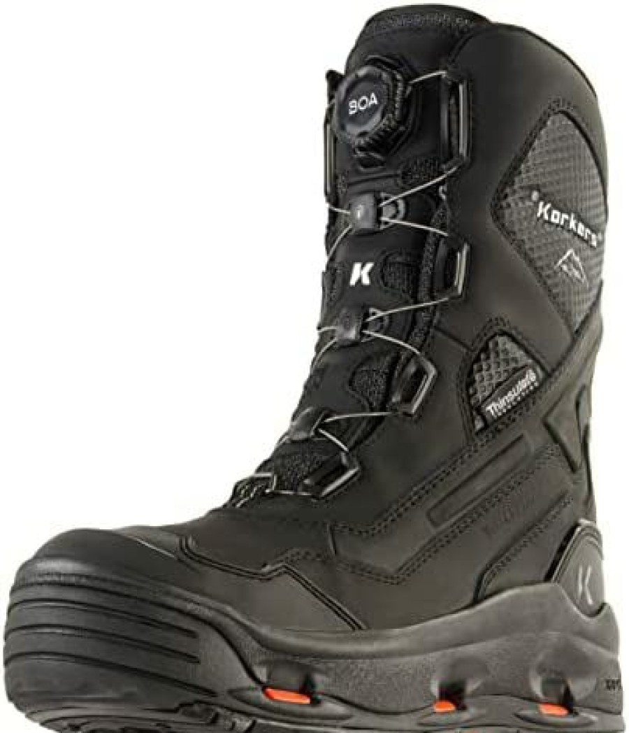 Men * | Korkers Men'S Polar Vortex 600 Winter Boots Insulated And Waterproof Includes Interchangeable Snowtrac Lug Sole And Icetrac Studded Sole With Carbide Studs