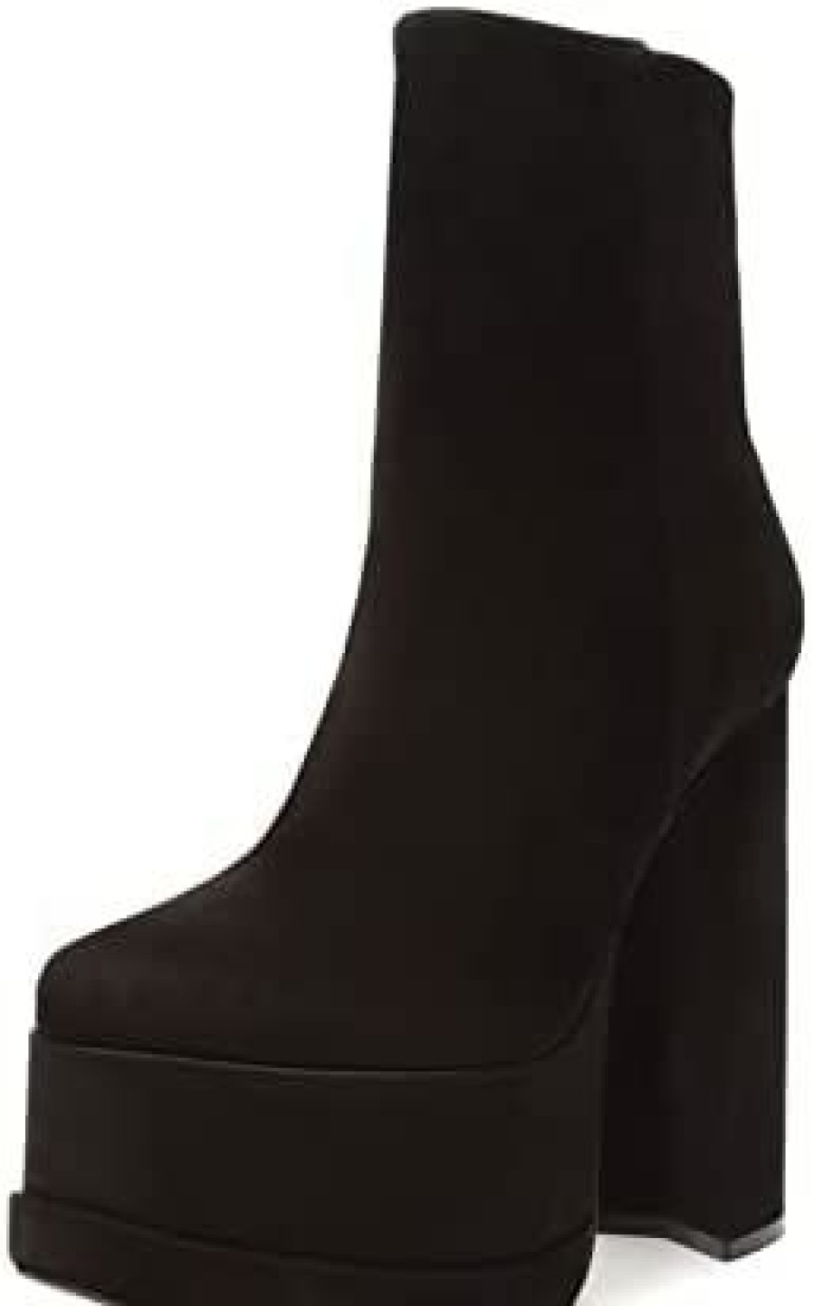 Women * | Schutz Women'S Selene Platform Square Toe Ankle Boots Bear