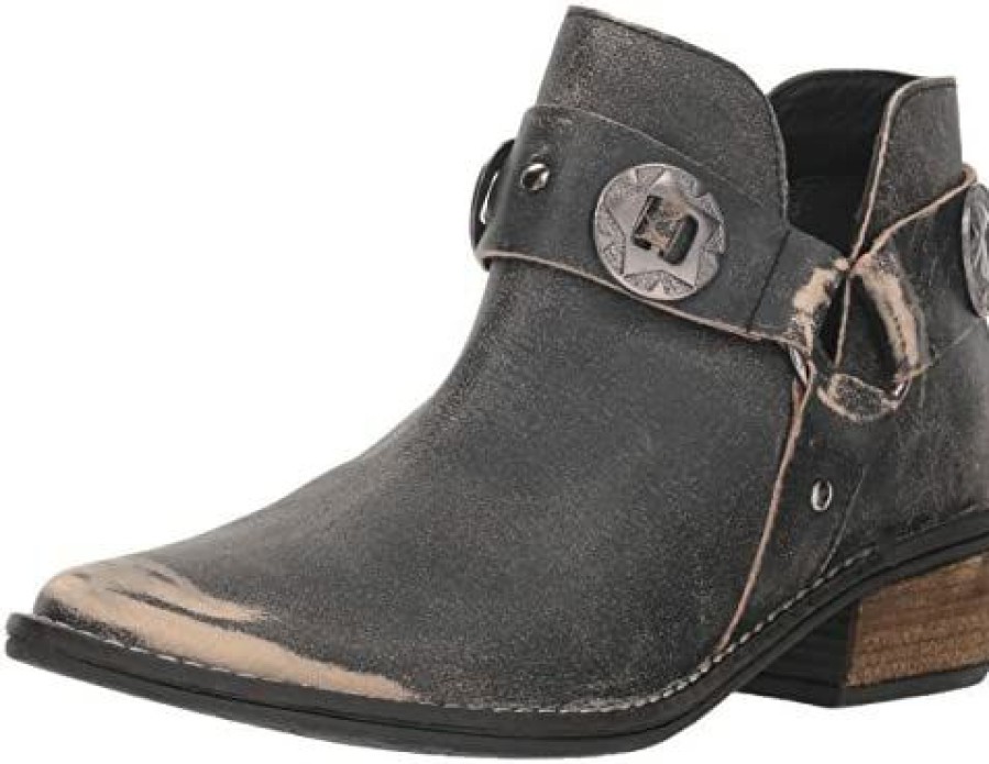 Women * | Chinese Laundry Women'S Austin Ankle Boot Black Leather