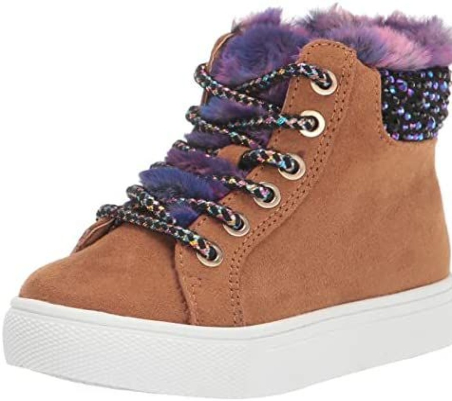 Girl * | Steve Madden Girls Shoes Unisex-Child Holand Ankle Boot Cognac