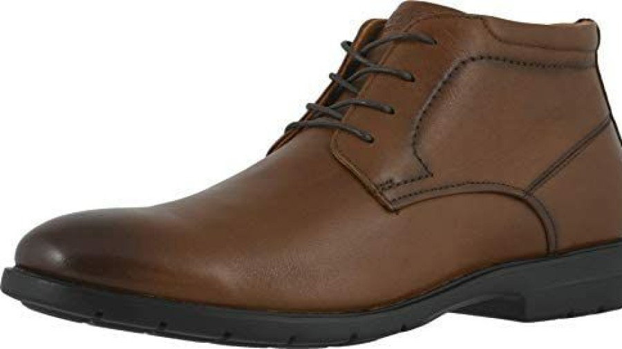 Men * | Florsheim Westside Plain Toe Chukka Boot Brown Crazy Horse