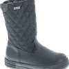 Girl * | Naturino Girls Quilt Rain Step Waterproof Winter Fashion Boots Black