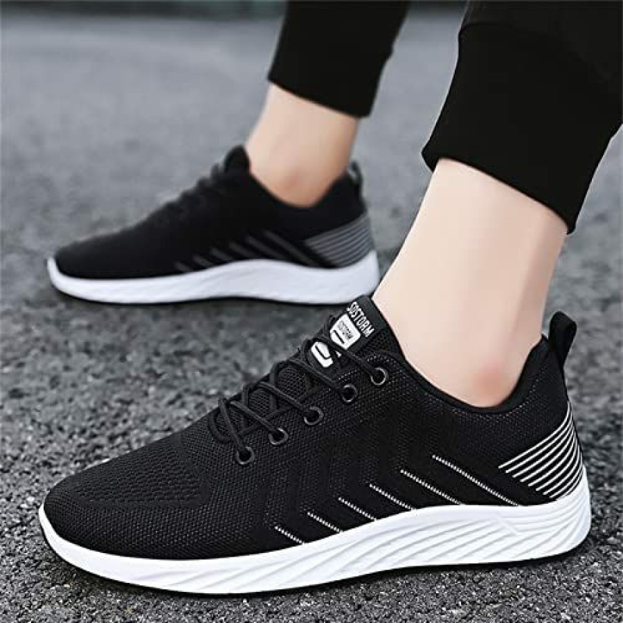 Men * | Sneakers For Men Tennis Sneaker Slippers Stylish Hiking Sandals Women Jumping Shoes Men'S Sneakers Black