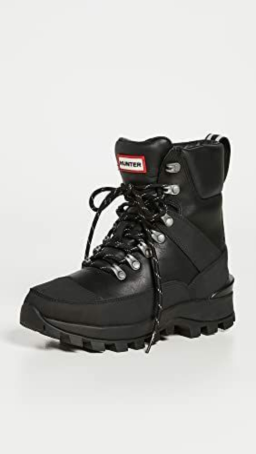 Women * | Hunter Boots Women'S Commando Boots Black