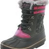 Girl * | London Fog Little Girl'S Chiswick Grey Water Resistant Snow Boots Shoes Sz: 12