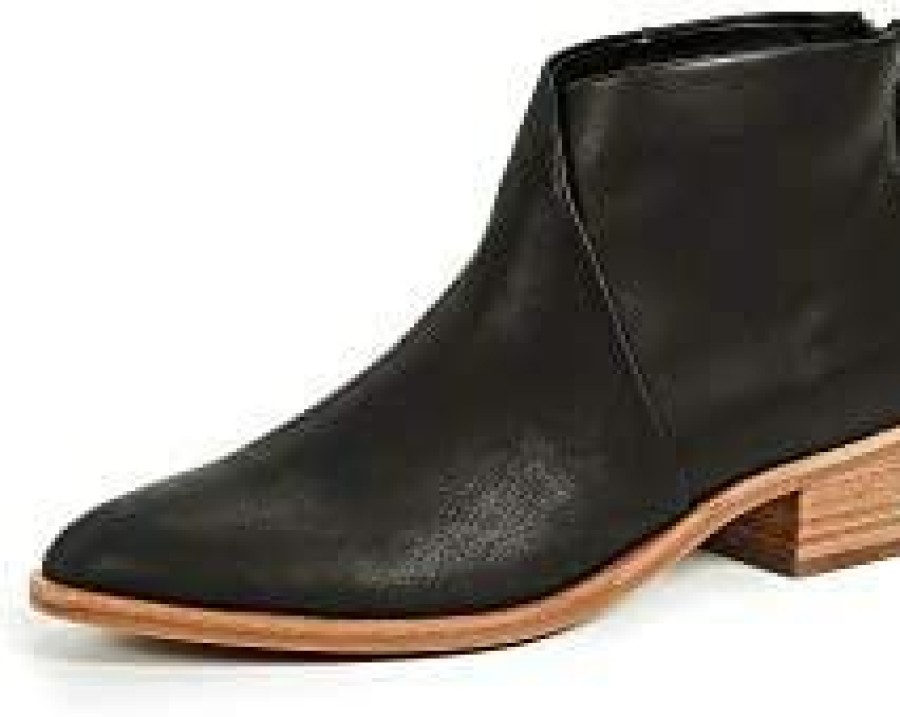 Women * | Soludos Venetian Leather Bootie Black