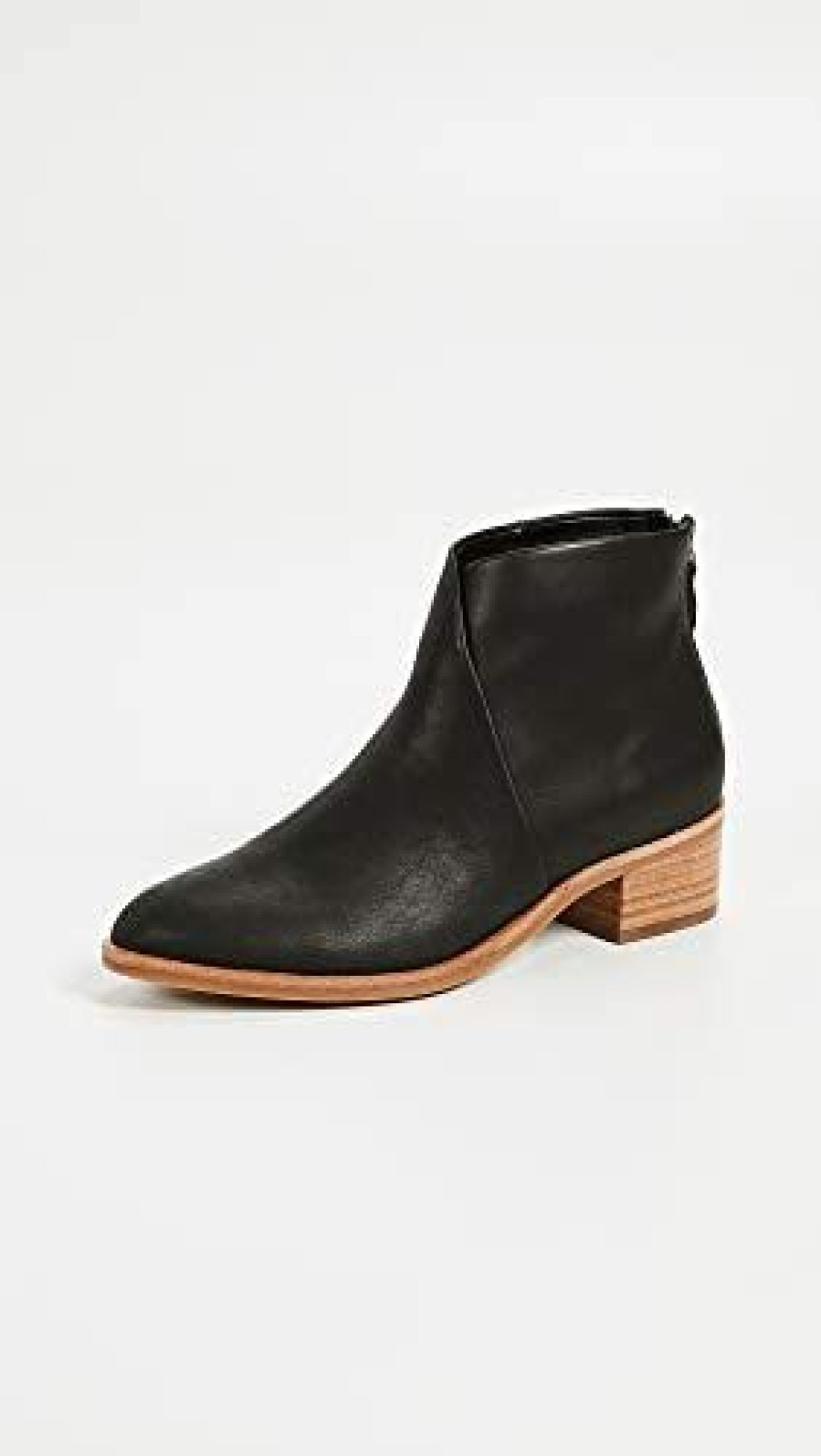 Women * | Soludos Venetian Leather Bootie Black