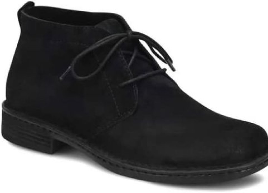 Men * | Born Men'S Hober Chukka Boot, Black