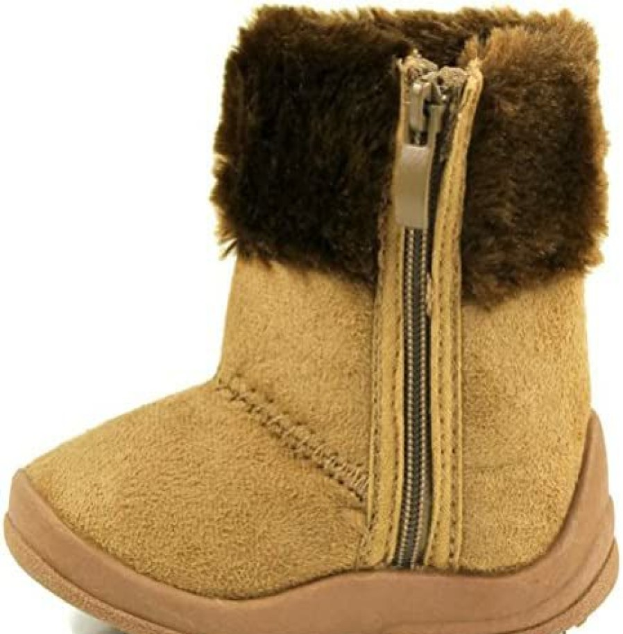 Girl * | Kali Footwear Girls Bany Pom Pom Boots Camel