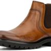 Men * | Vintage Foundry Co. Men'S Charles, Chelsea Boots, Round Toe, Rubber Outsole Black