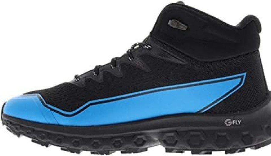 Men * | Inov-8 Men'S Rocfly G 390 Lightweight Hiking Boots Black/Blue