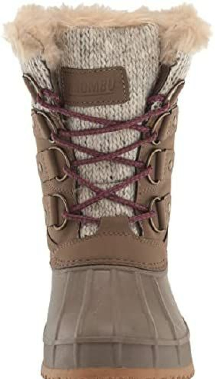 Women * | Khombu Women'S Kerigan Snow Boots | Waterproof, Rubber Traction, Faux Fur Lining Black