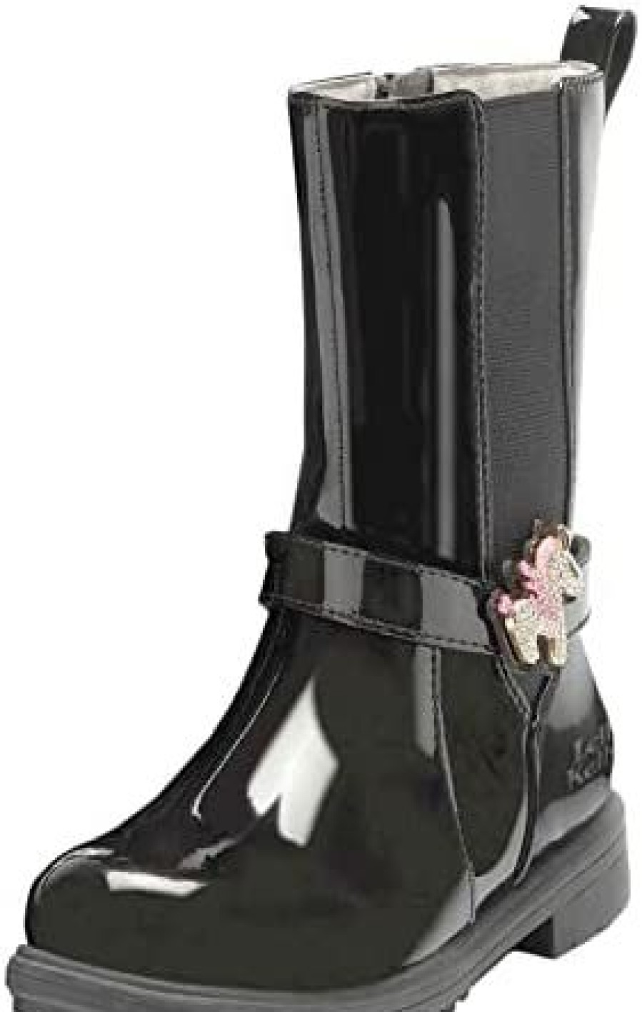 Girl * | Lelli Kelly Girl'S Classic Boots Black/Patent