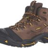 Men * | Keen Utility Men'S Braddock Mid Soft Toe Waterproof Work Boots Cascade Brown/Tawny Olive