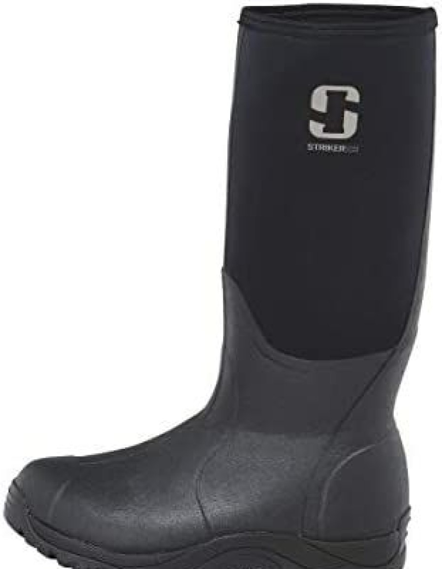 Men * | Striker Men'S Rubber Boot Black