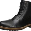 Men * | Ben Sherman Men'S Ralph Cap Toe Lace-Up Boot, Black, 45 M Eu/12 M Us