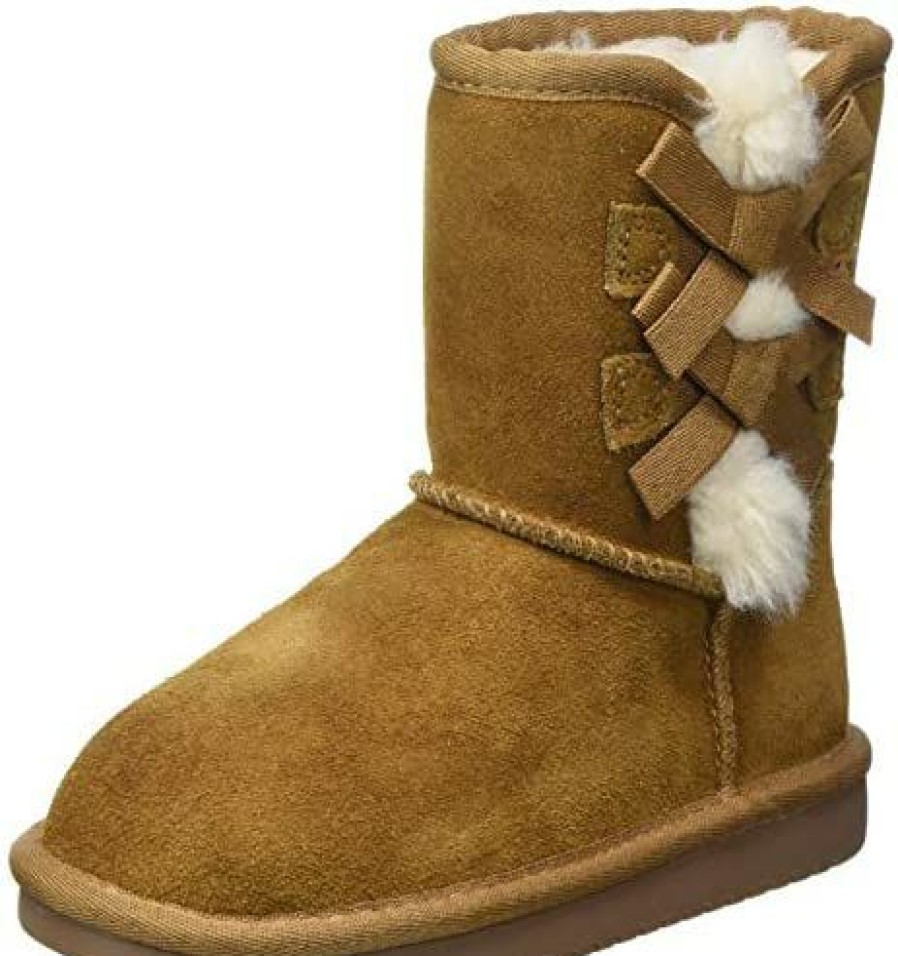 Girl * | Koolaburra By Ugg Unisex-Child Victoria Short Fashion Boot Chestnut