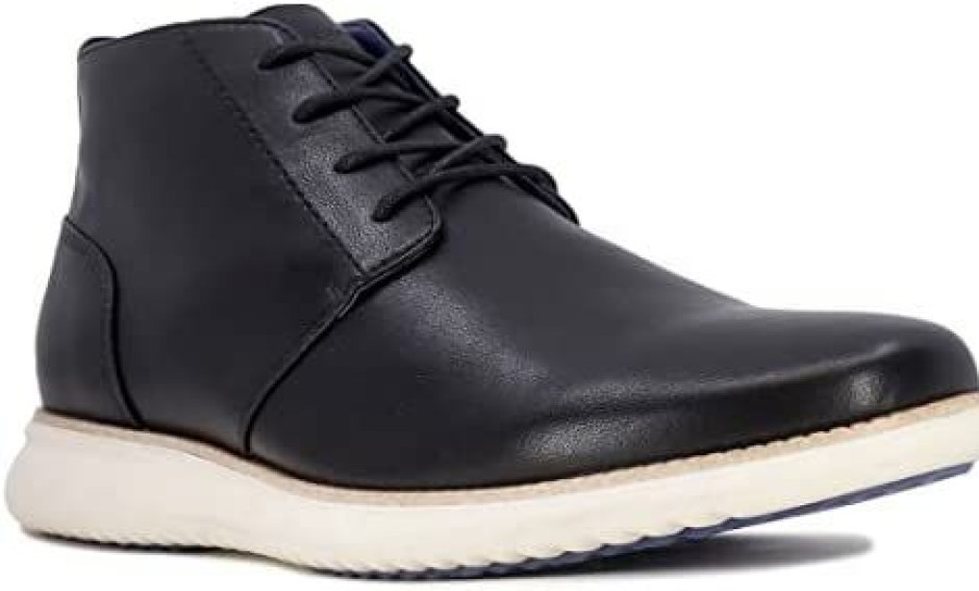 Men * | Nine West Mens Chukka Boots I Casual Dress Boots For Men I Lightweight Lace Up Mens Ankle Boots I Fashion Top Boots With Deep Grooves In Outsole That Mimics The Natural Motion Of The Foot I Hardey Hardey2 Black