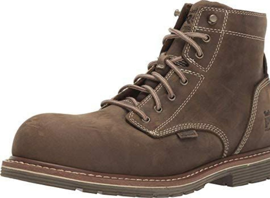 Men * | Timberland Pro Millworks 6 Composite Safety Toe Waterproof Brown Turkish Coffee 7.5 D (M)