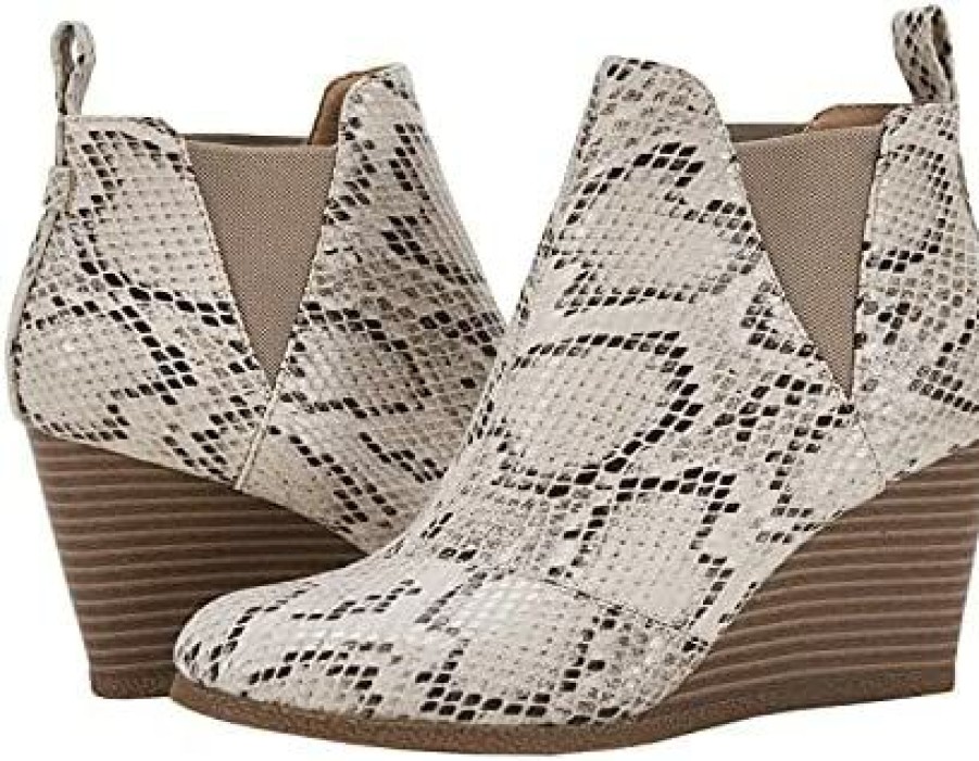 Women * | Dghaixing Womens Wedge Ankle Boots Heeled Slip On Booties Elastic Round Toe Wedge Shoes Camel