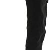 Women * | Sun + Stone Womens Allicce Knee-High Boots Black Microsuede