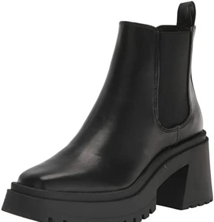 Women * | Madden Girl Women'S Triumph Fashion Boot, Black Ruboff, 6