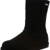 Women * | Emu Australia Paterson Lo Womens Waterproof Sheepskin Emu Boots Black