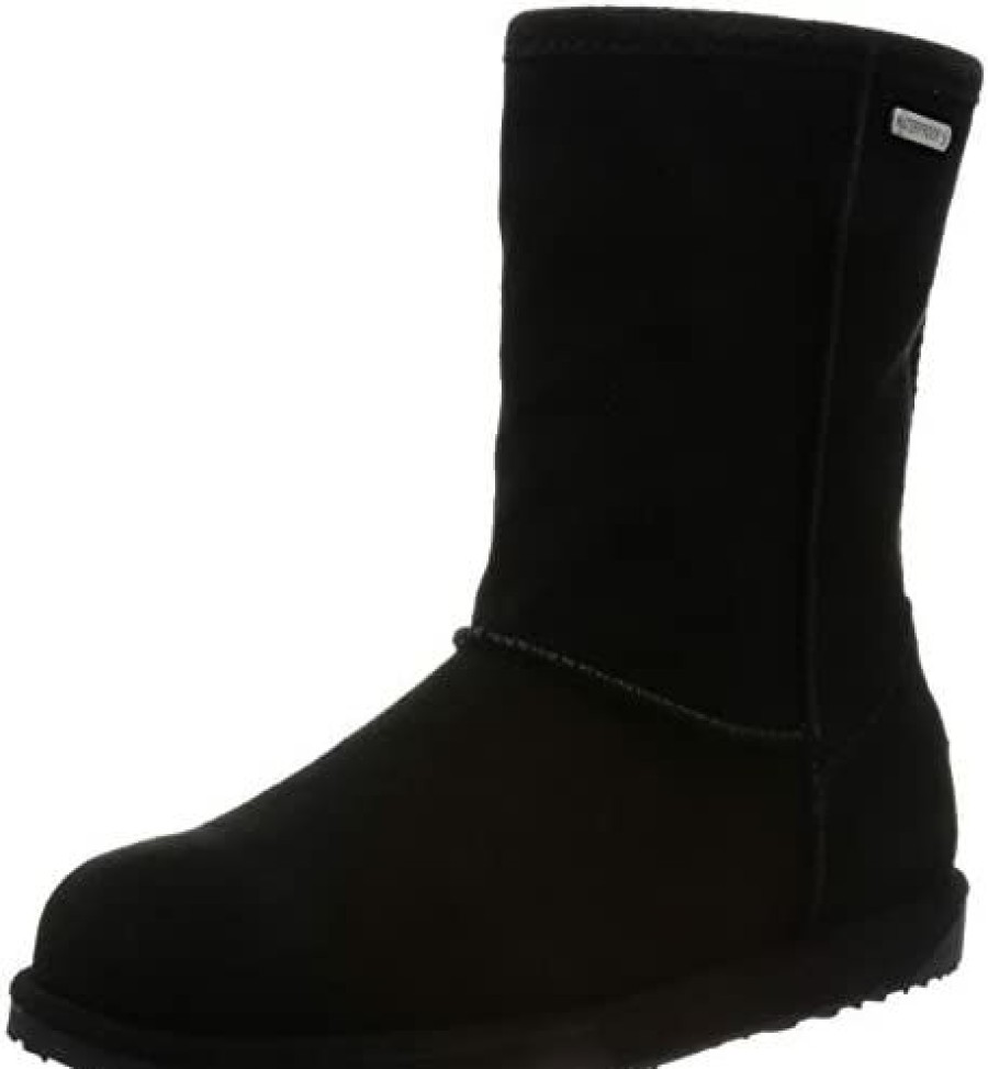 Women * | Emu Australia Paterson Lo Womens Waterproof Sheepskin Emu Boots Black