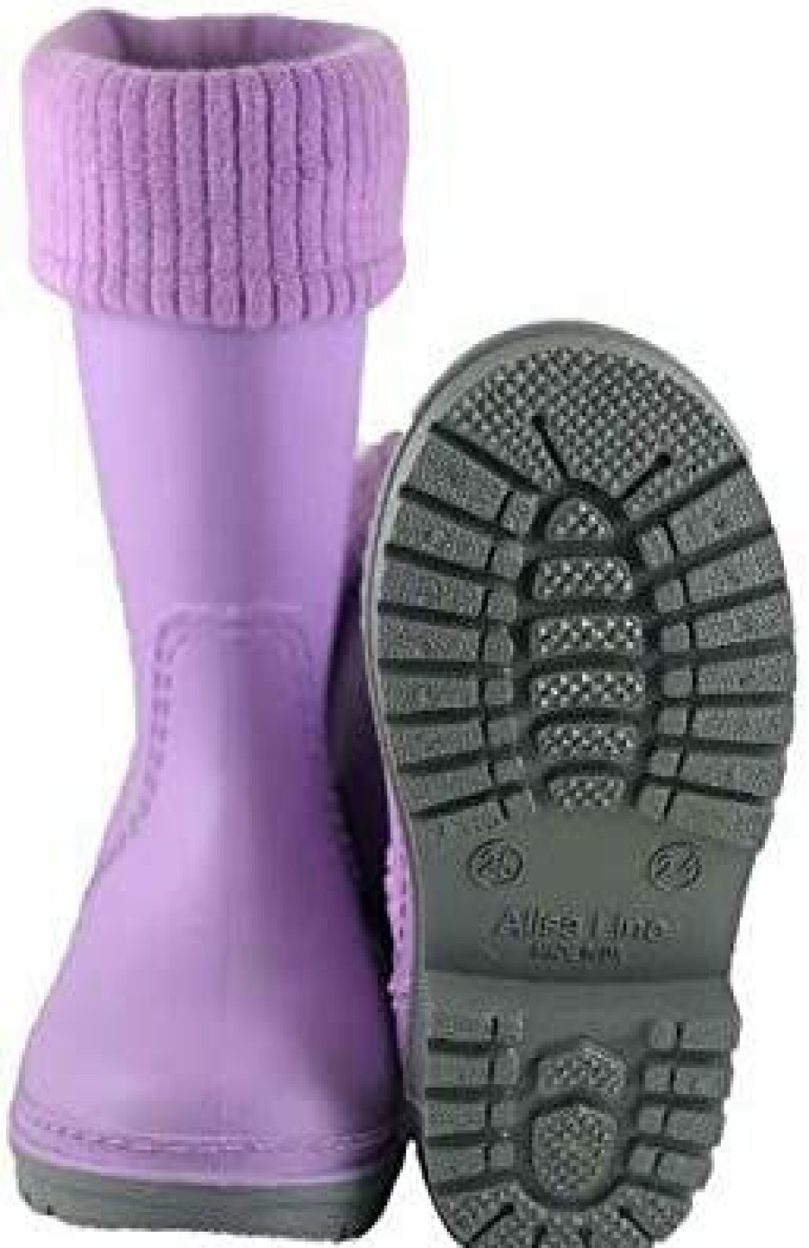 Girl * | Alisa Kids Lightweight Rainboots With Removable Insulation -5C Purple