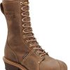 Men * | Carolina Boots: Men'S Waterproof Linesman Boots Ca904 Dark Brown