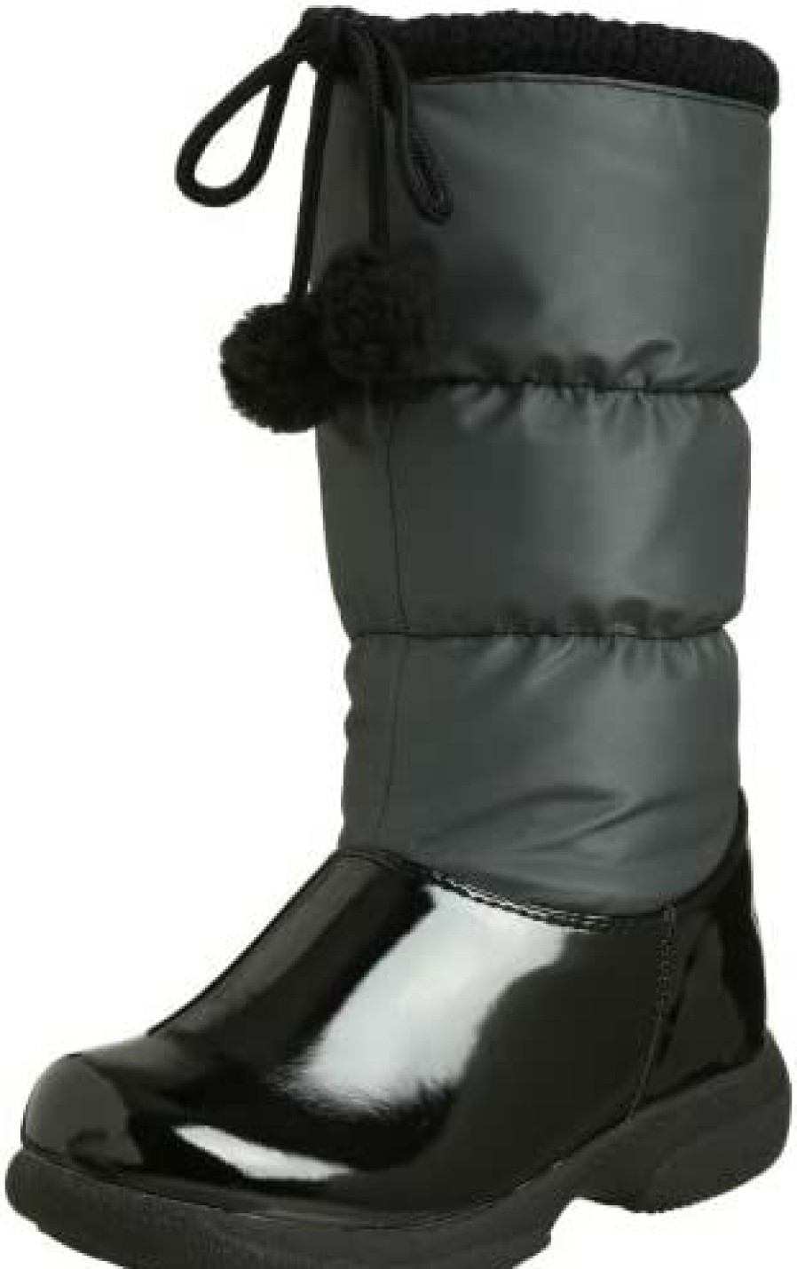 Girl * | Sporto Esther Snow Boot (Little Kid, Big Kid),Black/Grey,11 M Little Kid