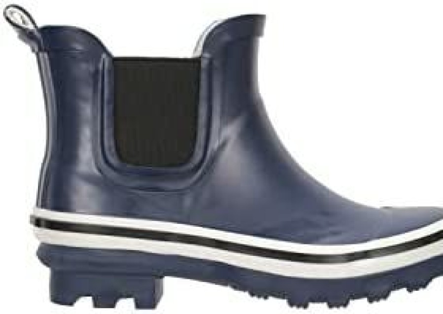 Girl * | Mountain Warehouse Kids Unisex Short Chelsea Wellies Waterproof, Easy To Clean, Lightweight Navy