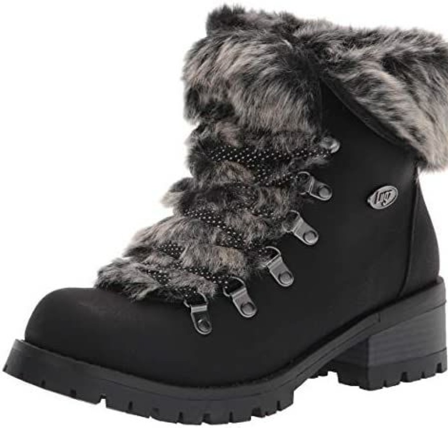 Women * | Lugz Women'S Adore Fur Classic Chukka Fashion Boot Black