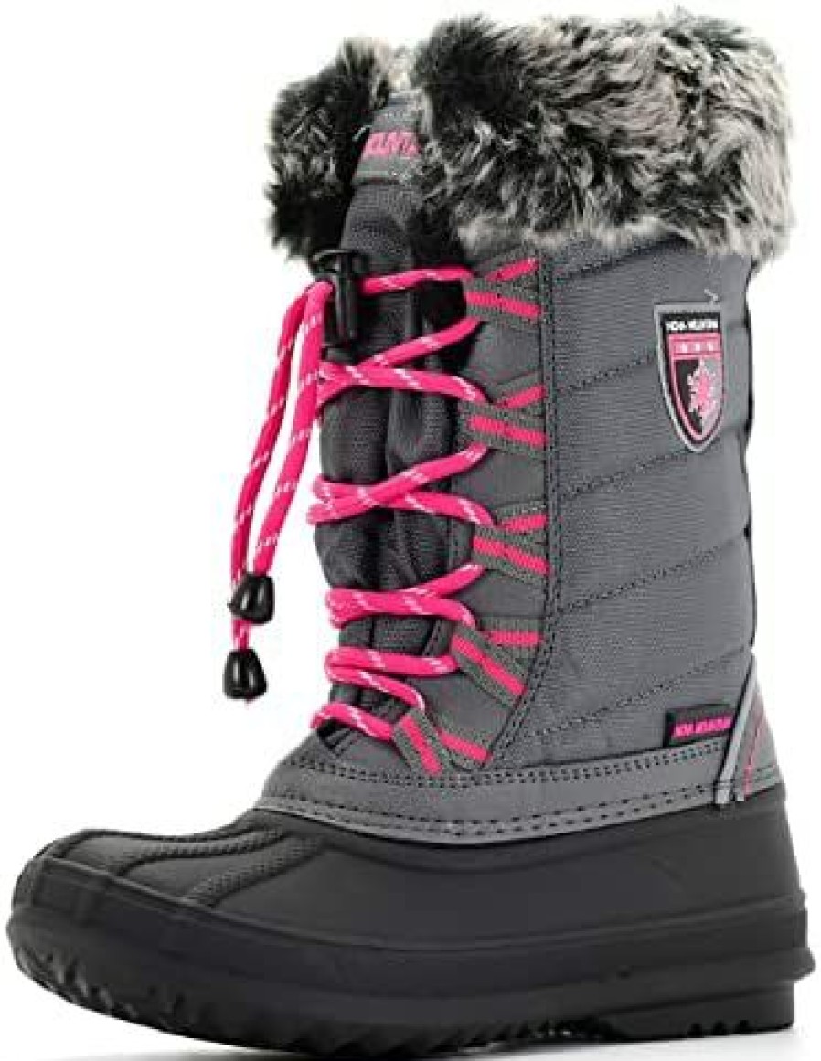 Girl * | Nova Mountain Little Kid'S Winter Snow Boots Nfwb830 - Grey