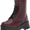 Women * | Lugz Women'S Dutch Classic 6-Inch Chukka Fashion Boot Combat Wine/Black