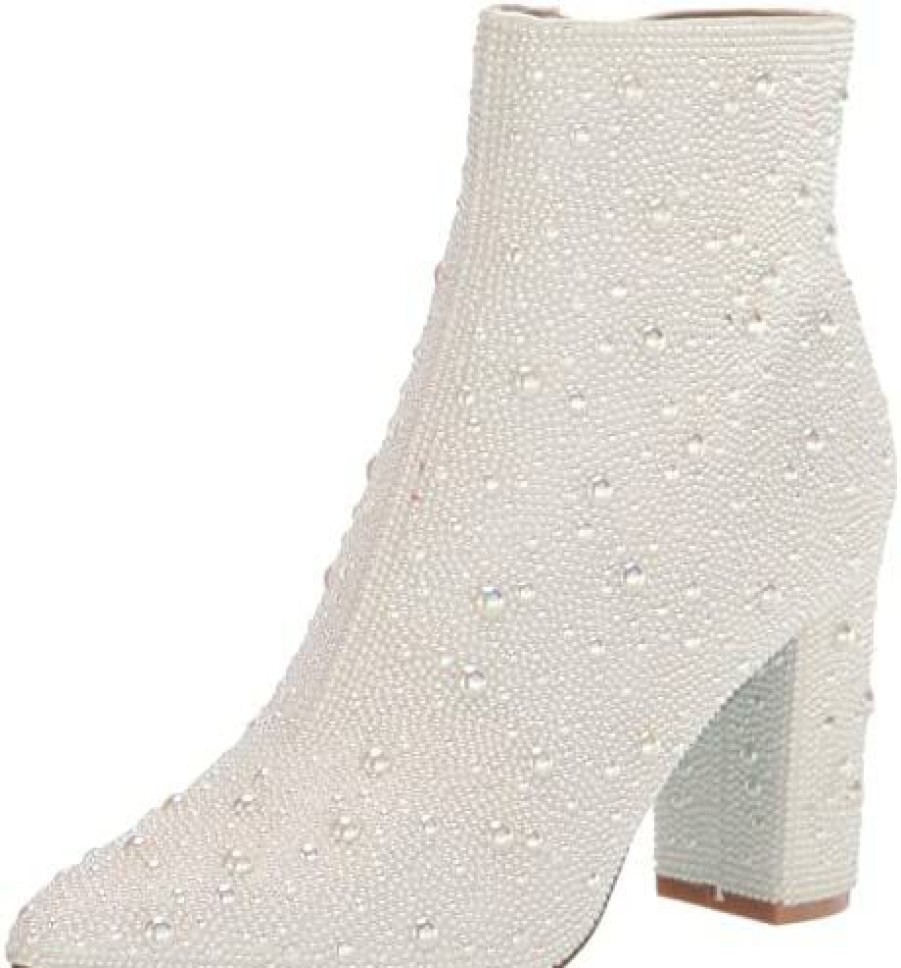 Women * | Betsey Johnson Women'S Cady Ankle Boot Pearl