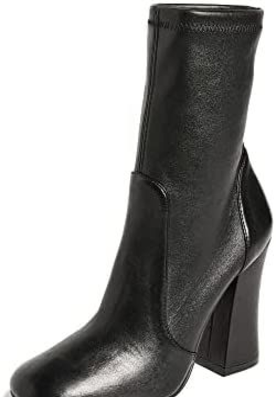 Women * | Stuart Weitzman Women'S Curveblock 100Mm Booties Black