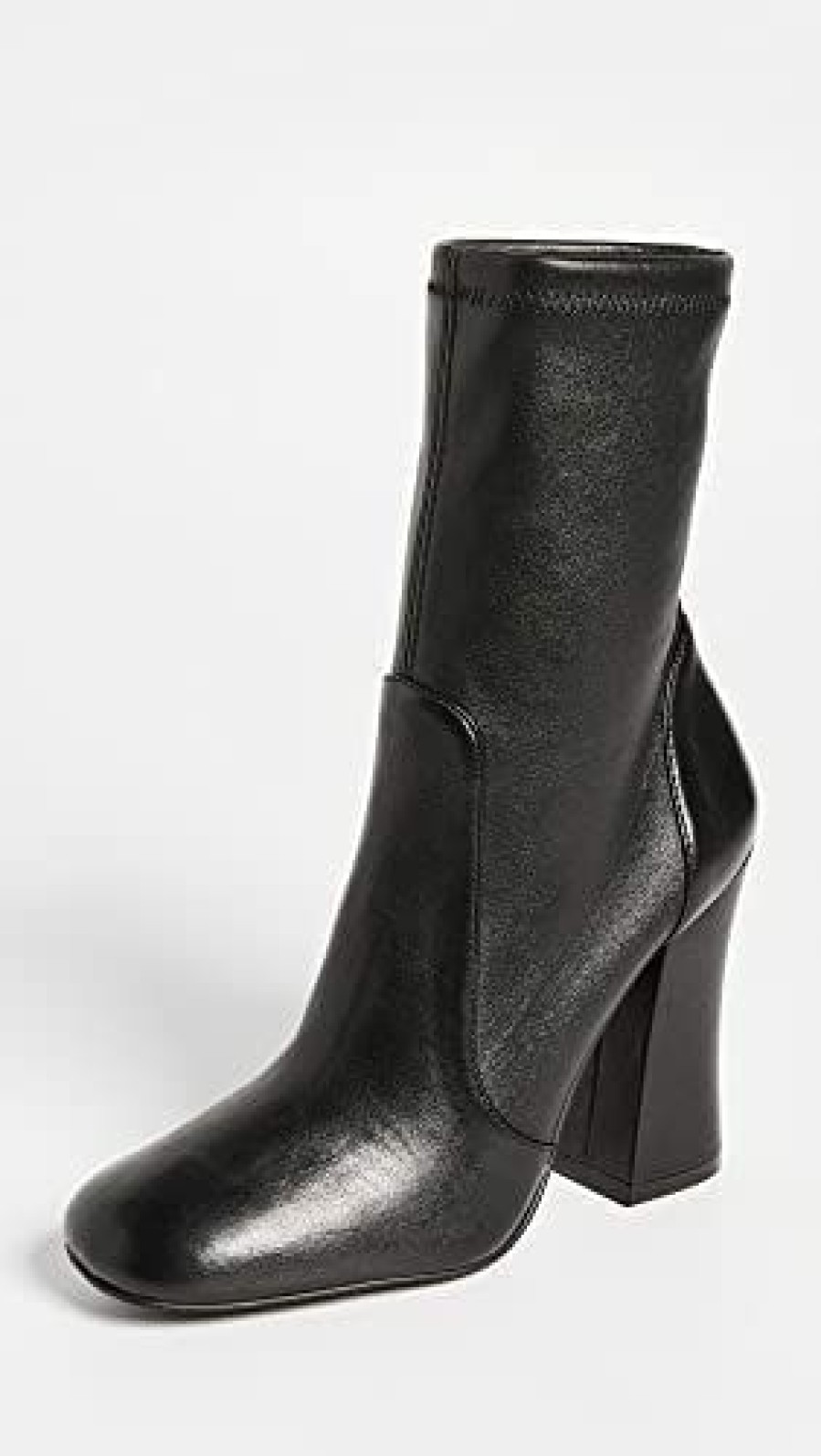 Women * | Stuart Weitzman Women'S Curveblock 100Mm Booties Black