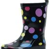 Girl * | G4U-B0A01S Children'S Kids Rain Boots Multiple Styles Color Rubber Strap Waterproof Boys Girls Snow Shoes Multi-Color Polka Dots-1